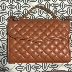 Quilted cross body bag